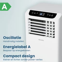 Auronic Mobiele Airco - 10.000 BTU - 4-in-1 - Airconditioning met 2 Raamafdichtingskits - Ventilator - Ontvochtiger - Tot 25m² - Wit — thumbnail 5