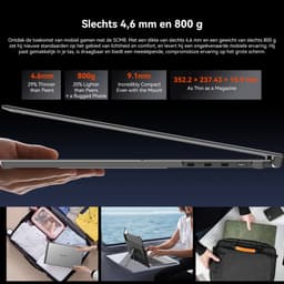 Blackview SCM8 Draagbare Monitor 15,3" 1920×1200 100% sRGB | Extra Laptopscherm 13-17,3" | Uitbreidingsscherm Plug & Play | Geschikt voor PC, Xbox, PS4/5, Switch | Grijs — thumbnail 4