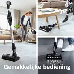 Bosch Unlimited 7 – Steelstofzuiger Draadloos 220W – Draadloze Stofzuiger – Op Accu – Zonder Zak – BBS711W — thumbnail 6