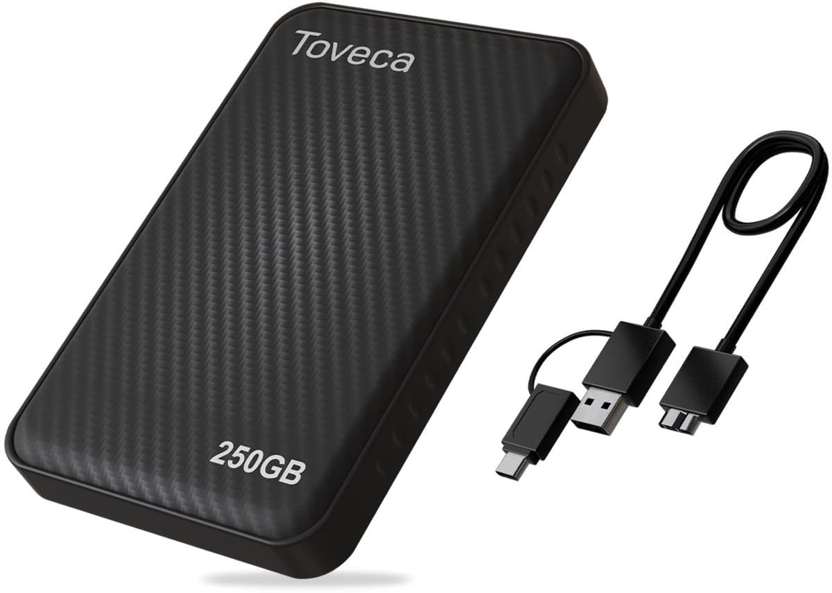 Toveca Externe harde schijf 250 GB - USB 3.0 Harde schijf extern - HDD — afbeelding 1
