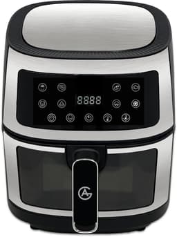 AG5300 Airfryer XXL Premium Zilver – 5.5L Hete Luchtfriteuse – Digitaal Display – 8 Programma’s – Anti-aanbak – Vaatwasserbestendig – Extreem Stil – Gezond Koken Zonder Olie – Inclusief Receptenboek — thumbnail 14
