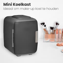 Auronic Mini Koelkast – Skincare Fridge – Make-up & Beauty – Koelen en Verwarmen – 100/240V & 12V Auto Stekker – Draagbaar – 4 Liter – Zwart — thumbnail 9