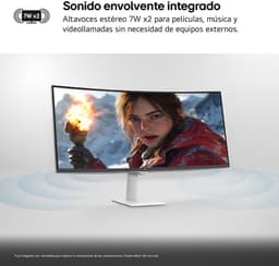 LG 34U601SA-W UltraWide Smart Monitor - Quad HD - WebOs - Apple AirPlay - Google Cast - 34 inch — thumbnail 7