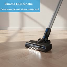 Innova® PowerVac Steelstofzuiger Draadloos - 500 Air Watts - met 4 verschillende opzetstukken - Draadloze Stofzuiger - Zonder zak op accu - Vacuum Cleaner — thumbnail 13