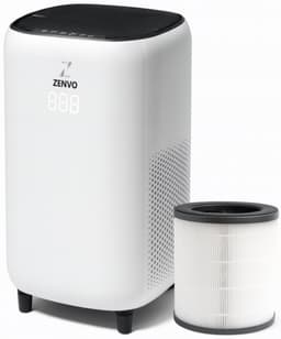 Zenvo Luchtreiniger- 360 m3/u - Werkt tegen huisstofmijt, hooikoorts, allergie, stof - Met HEPA 13 Filter - Air Purifier - Clean Air — thumbnail 1