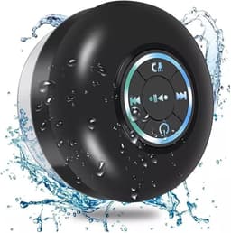 Bluetooth Luidspreker Douche Speaker - Met LED Licht en Zuignap - Waterdichte Mini Speaker - Bluetooth Douche Speaker - Draadloze Draagbare Mini Hoorn Speaker Zuignap - Bass Stereo Trompet - Handsfree Bellen - Voor Douche Thuis en Buiten — thumbnail 1