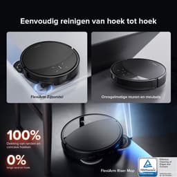 Roborock Saros 10R Set– Robotstofzuiger Met Dweilfunctie– 22000Pa–7,98 cm Ultraslank Ontwerp–Vuildetectiesysteem–80℃ Warmwatermopwas–Zelfreinigend Station & Anti-Klit Borstels – Slimme spraakassistent– S8 maxv ultra Upgrade-2 Dweilen — thumbnail 5
