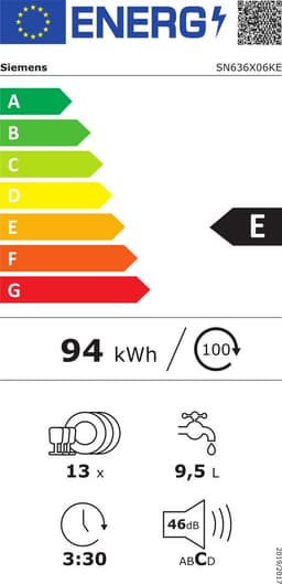 Siemens SN636X06KE - iQ300 - Volledig integreerbare vaatwasser - 13 couverts - Energielabel E — thumbnail 2
