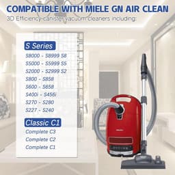 12 stofzakken- 4 motorbeschermingsfilters en 4 uitblaasfilters voor Miele GN 3D Classic C1 Complete C2 C3- S2000- S5000 en S8000 stofzuigers — thumbnail 2