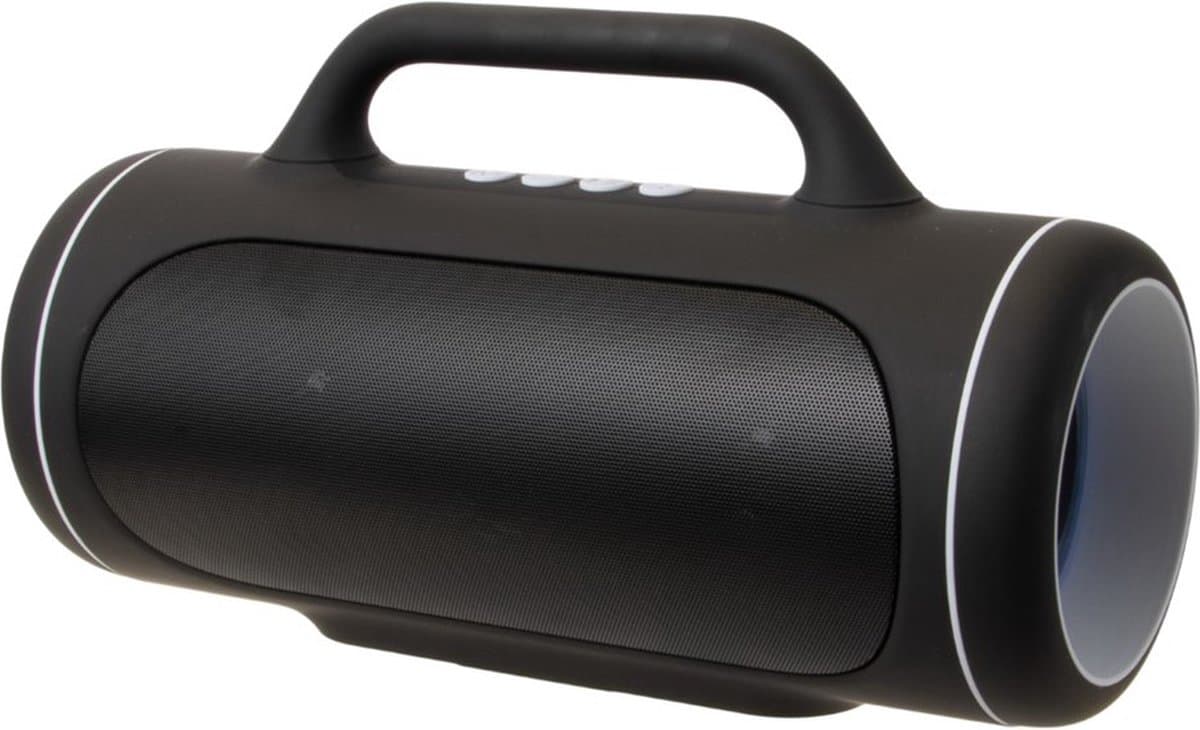 BRAINZ LED Boombox - Krachtige speakers - Bluetooth speaker - Zwart — afbeelding 1