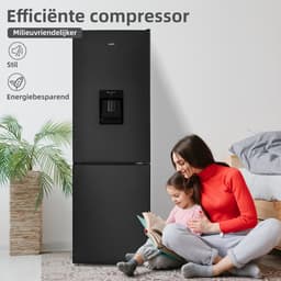 CHiQ FBM228NE4DE - Koel-vriescombinatie - 231 Liter - No Frost - 3D Multi-Air Flow - Waterdispenser - Supervriezen - 12 jaar garantie op compressor — thumbnail 9