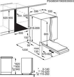 AEG FSE63CBC 7000 serie GlassCare - Inbouwvaatwasser - 13 couverts — thumbnail 18