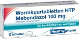 Healthypharm Wormkuurtabletten Mebendazol 100mg - 3 x 6 tabletten — thumbnail 2