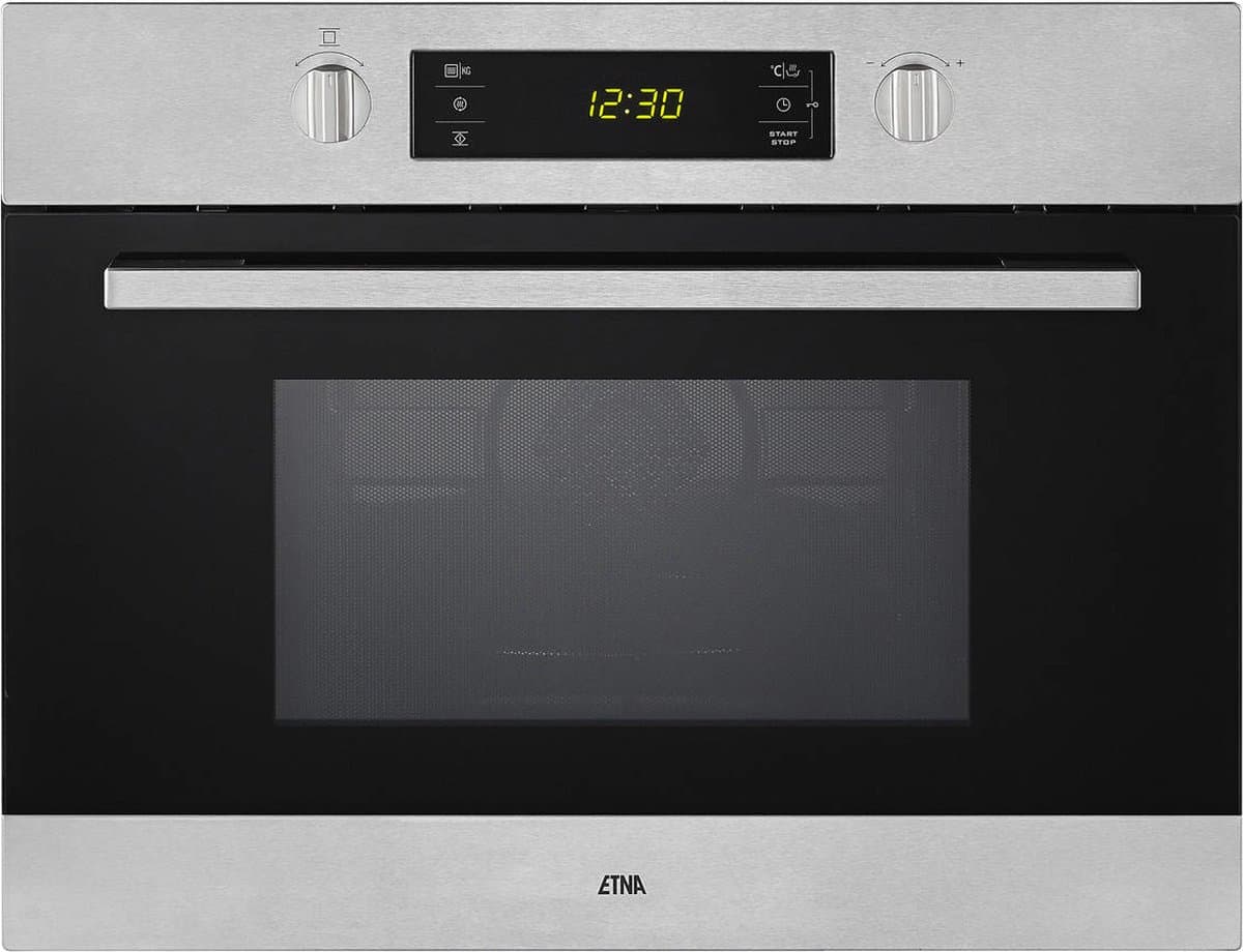 ETNA CM244RVS - Inbouw Combi-Magnetron - 44L - Magnetron, Oven en Grill - 20 Automatische Programma's - RVS - Kinderslot - 36 cm Draaiplateau — afbeelding 1