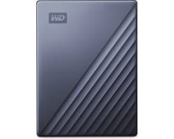 Western Digital My Passport Ultra - Externe Harde Schijf - Blauw - 4 TB