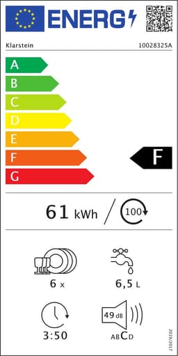 Klarstein Vaatwasser Mini voor 6 Gedecke, Leiser vaatwasser klein met 6 spoelprogramma's, Kleiner Tisch vaatwasser voor Zuhause, kantoor en Camping, vaatwasser Mini met Wasseranschluss - Tafelvaatwasser - 6 Maatgedekken 49 dB 45 cm 1380W — thumbnail 19