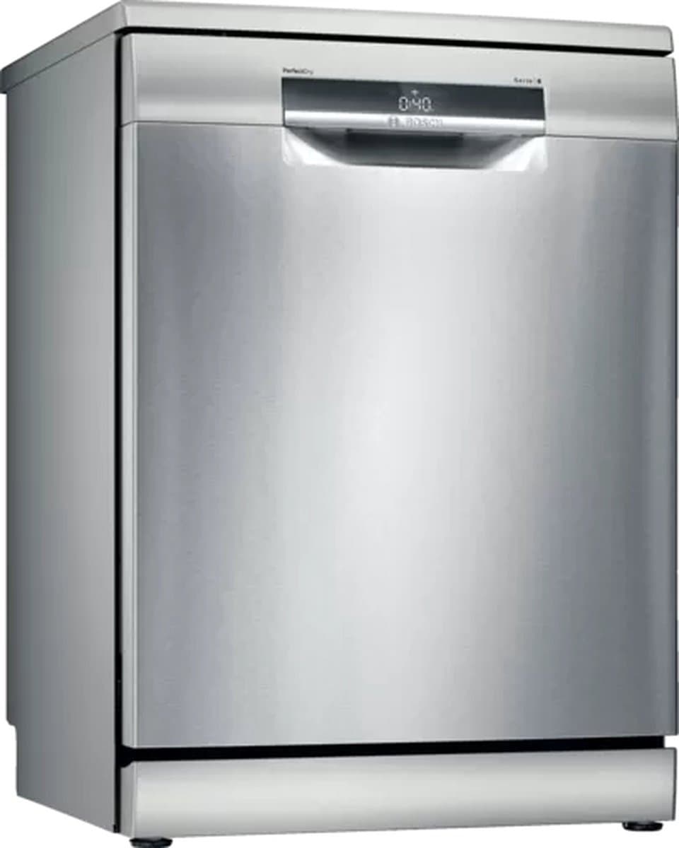 Bosch SMS6ZCI08E - Vrijstaande Vaatwasser 60 cm - RVS-Look - PerfectDry met Zeolith — afbeelding 1