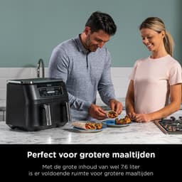 Ninja Dubbele Airfryer XXL - 7.6 Liter - 2020 Model - Dual Zone Technologie - AF300EU — thumbnail 6
