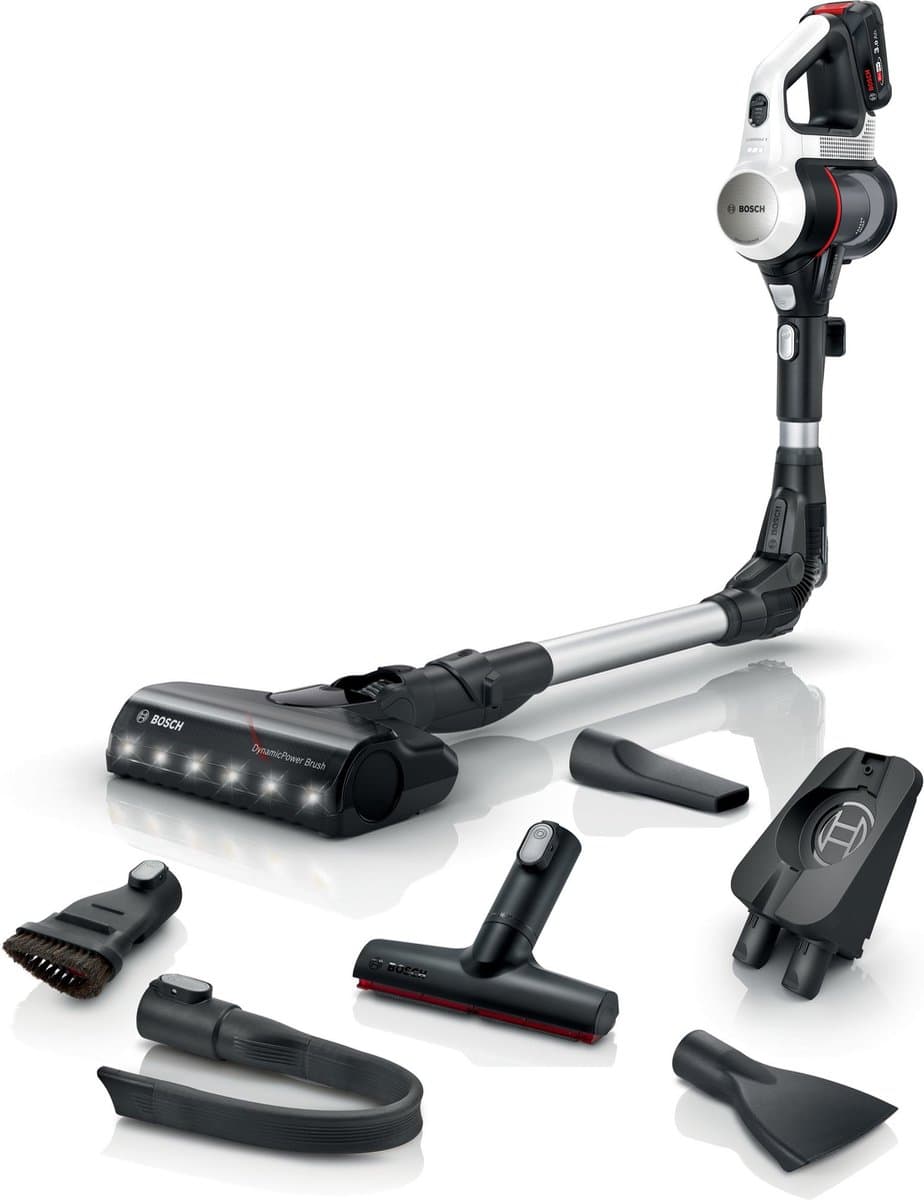 Bosch Unlimited 7 BSS711W - draadloze steelstofzuiger - zakloos - zwart — afbeelding 1