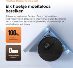 Roborock Qrevo Master zwart robotstofzuiger en dweil, 10.000 Pa, automatisch legen, wassen, drogen, basisreiniging en automatisch bijvullen, 3D-mapping — thumbnail 9