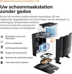 Roborock Qrevo Master zwart robotstofzuiger en dweil, 10.000 Pa, automatisch legen, wassen, drogen, basisreiniging en automatisch bijvullen, 3D-mapping — thumbnail 8