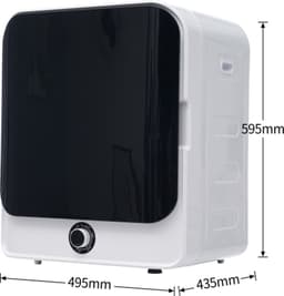 Uitlaatgasdroger, RVS droger, 3kg, feitelijk tot 4,5kg, 830W, meervoudige filtratie, 5 programma's. Bescherming tegen oververhitting, wandmontage [Energieklasse C] — thumbnail 5