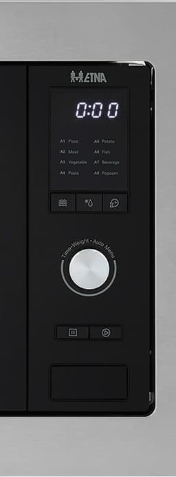 ETNA SM225RVS - Solo inbouw magnetron - nis 45 cm - Inhoud 25 liter - Digitale timer - RVS - Kinderslot - Draaideur links — thumbnail 9