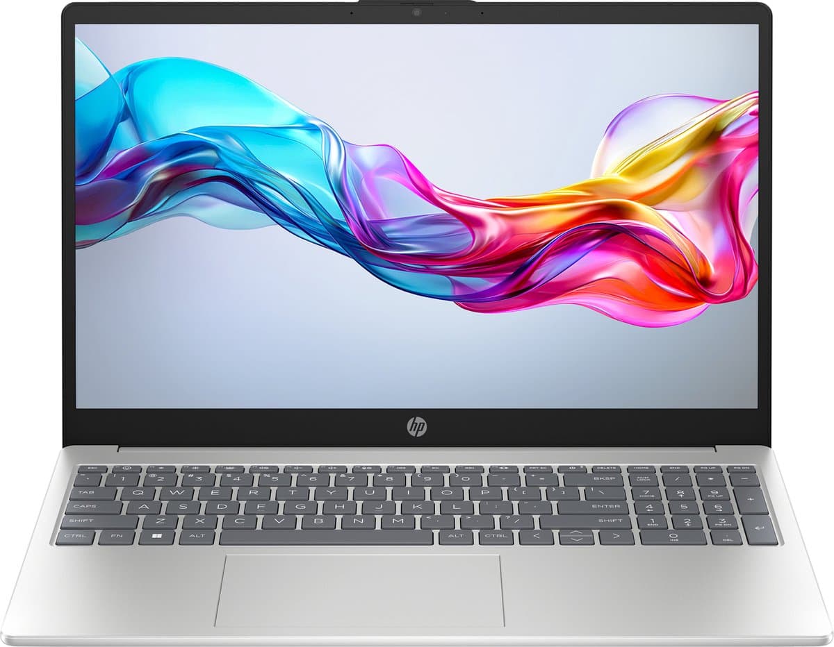 HP 15-fd0046nd Intel® Core™ i5 i5-1235U Laptop 39,6 cm (15.6") Full HD 8 GB DDR4-SDRAM 512 GB SSD Wi-Fi 6 (802.11ax) Windows 11 Home Zilver — afbeelding 1