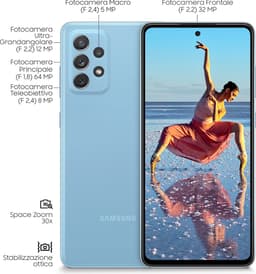 Samsung Galaxy A72 4G - 128GB - Awesome Blue — thumbnail 5
