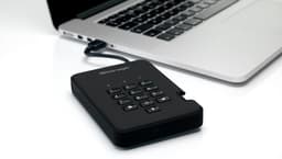 iStorage diskAshur 2 - externe harde schijf - 1000 GB - Cijfercode - Zwart — thumbnail 3