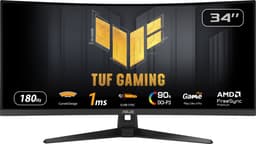 ASUS TUF Gaming VG34VQ3B - WQHD Ultrawide Gaming Monitor - 180Hz - FreeSync Premium - USB Hub - 34 Inch — thumbnail 1