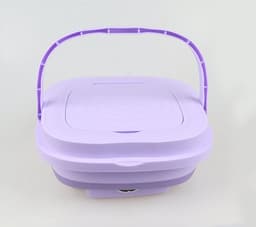 Aqua Laser Mini-wasmachine | Camping-wasmachine | Draagbare mini-wasmachine | Studenten Wasmachine | paars — thumbnail 3