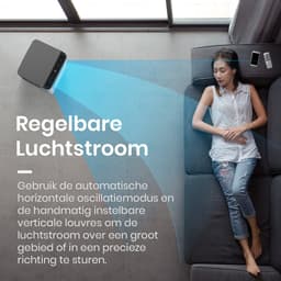 Pro Breeze Mobiele Airco – 9000 BTU – 4-in-1 Luchtkoeling, Ontvochtiging, Ventilatie en Slaapmodus – Airco voor Slaapkamer, Woonkamer, Kantoor, Gym – Smart Home WiFi - 24-uurs Timer & Incl Raamafdichtingkit – Energieklasse A – Wit — thumbnail 9