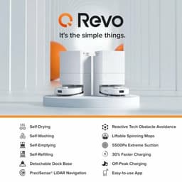 Roborock Q Revo - Robotstofzuiger - Wit — thumbnail 4