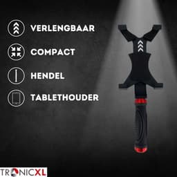 TronicXL Selfie Stick voor Tablets – Universele Handgreephouder voor uw Tablet tot 10 inch - geschikt voor iPad Mini 1, 2, 3, 4, 5 - Perfect voor foto's, videogesprekken en nog veel meer — thumbnail 4