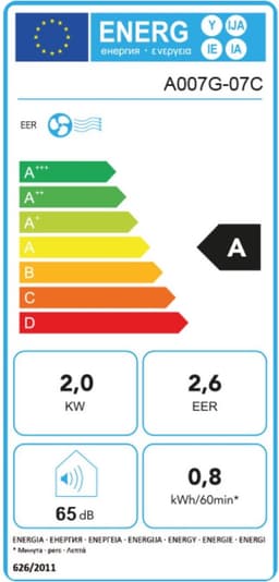 Lifetime Air Airco 3-in-1 - 785 W - Afstandsbediening - Timer — thumbnail 2