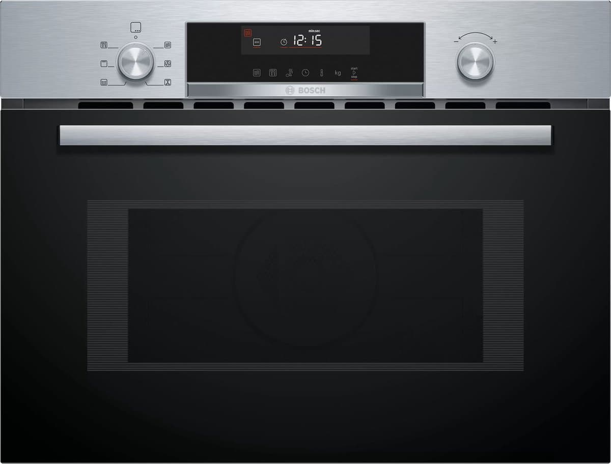 Bosch CMA585GS1 - Serie 6 - Inbouwmagnetron met heteluchtfunctie - 60x45 cm - 44 l - RVS - Eenvoudig te reinigen met hydrolyse — afbeelding 1