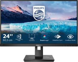 Philips 242S1AE - Full HD Monitor - HDMI-DP-DVI - 24 inch — thumbnail 1