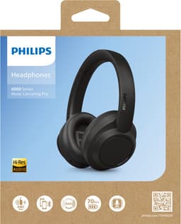 PHILIPS TAH6509 Ruionderdrukkende Over-Ear Wireless Bluetooth Headphones - Superieure gesprekskwaliteit, Geschikt voor Voice Assistant met tot 45 uur muziekafspeeltijd - Zwart Zwart — thumbnail 10