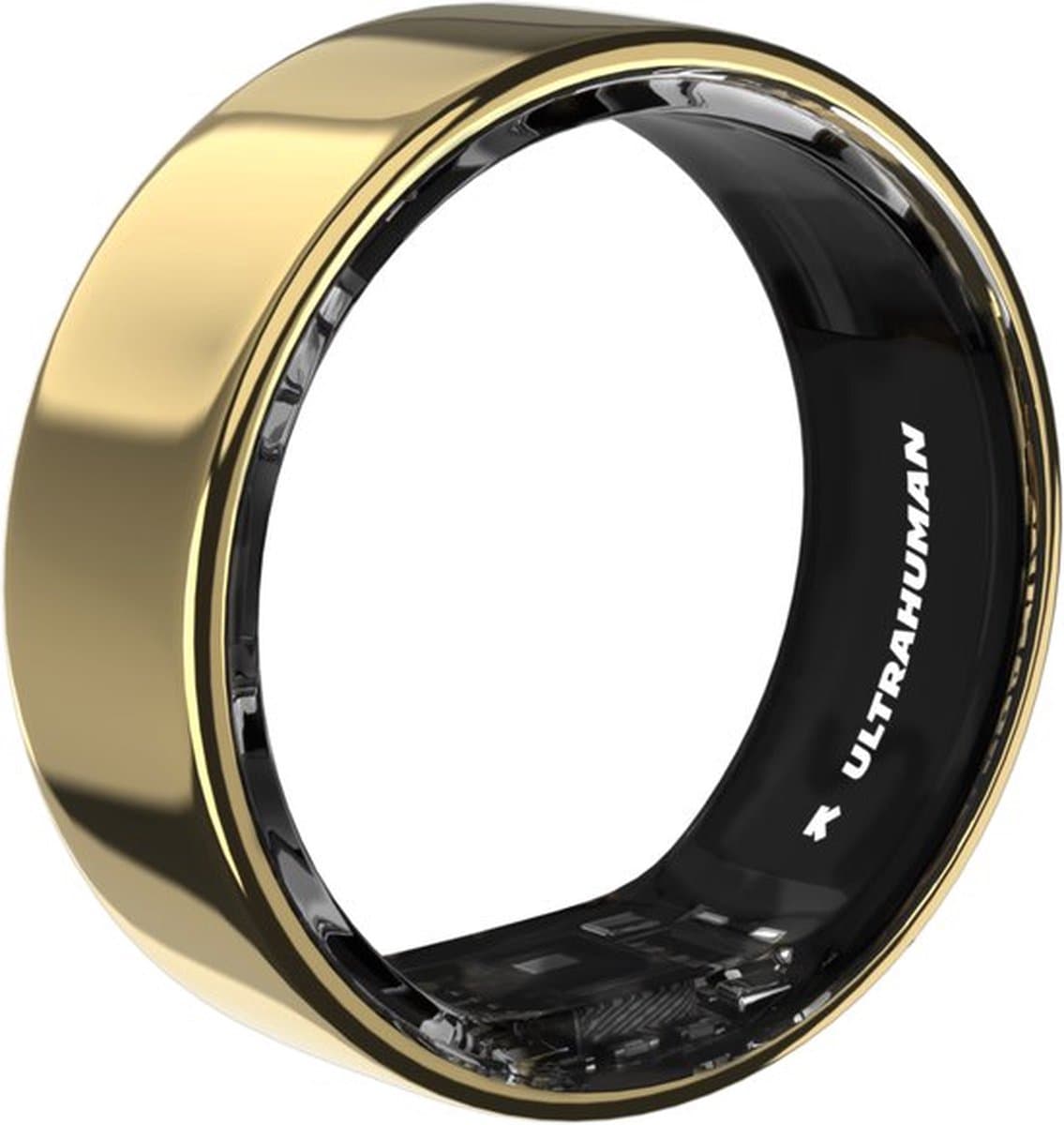 ULTRAHUMAN Ring AIR – Smart Ring | Geen maandabonnement | Bepaal eerst de juiste maat met de Sizing Kit | Slaaptracker - Hartslagmeter - Fitnesstracker – Air Gold – Size 7 — afbeelding 1