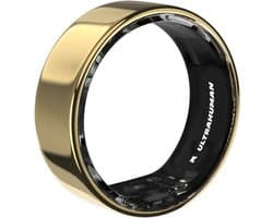 ULTRAHUMAN Ring AIR – Smart Ring | Geen maandabonnement | Bepaal eerst de juiste maat met de Sizing Kit | Slaaptracker - Hartslagmeter - Fitnesstracker – Air Gold – Size 7