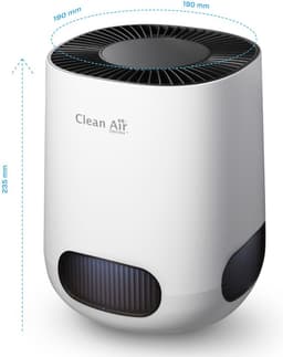 Clean Air Optima® CA-502 Desktop Smart - Intelligente HEPA Ionisator Luchtreiniger - 360° Airflow - Extreem stil met sleepmode! <10dB(A)! — thumbnail 8