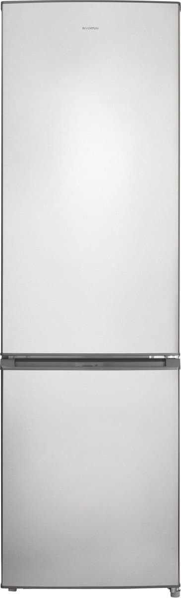 Inventum KV1808R No Frost energiezuinige koel-vriescombinatie - 180 cm hoog - 270 liter - Superkoelen - Supervriezen - Energielabel D - Vrijstaand - RVS — afbeelding 1