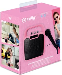 Celly Speaker Kidsparty 19 X 10 X 26 Cm Draadloos 10w Roze — thumbnail 5