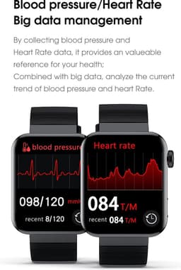 DrPhone iNX - Metalen Smartwatch Bluetooth Bellen - Microfoon - Hartslag - Stappen - Mannen / Vrouwen - IOS/Android - Zilver — thumbnail 16