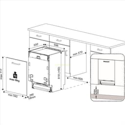 Beko DIN28430 inbouw vaatwasser (60 cm) — thumbnail 2