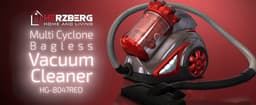 Herzberg HG-8047RED: Stofzuiger Zonder Stofzak Met Meerdere Cyclonen — thumbnail 15