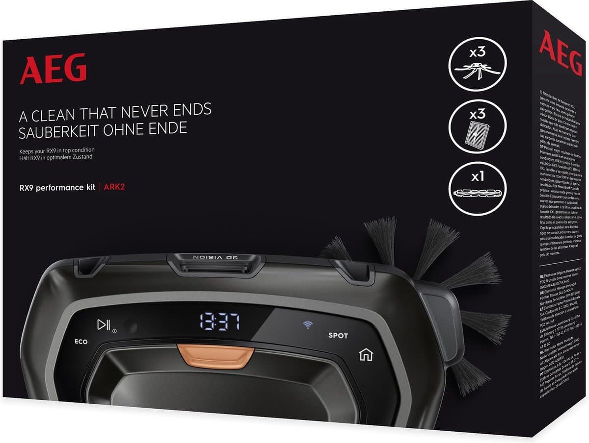 AEG Performance Kit RX9 ARK2 - Inclusief Hoofdborstel en 3x Zijborstels voor AEG Stofzuiger — afbeelding 1