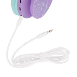 PowerLocus P1 Kids Kinder Koptelefoon Draadloos - Koptelefoon voor kinderen - Veilig volume van 85 dB - Bluetooth Hoofdtelefoon - Met microfoon - incl. Premium Case - Paars/Groen — thumbnail 15