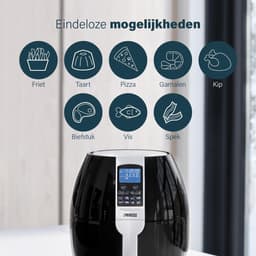 Princess Digitale Airfryer XL 182021 - Heteluchtfriteuse - 3.2 liter - 8 voorgeprogrammeerde programma’s - Inclusief grillrek - Zwart — thumbnail 5
